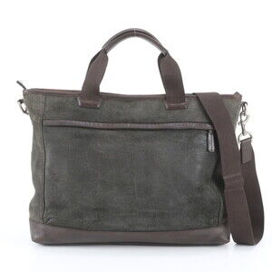 Coach Leather 2-Way Shoulder Bag, Messenger Tote Bag - Brand Name Men's